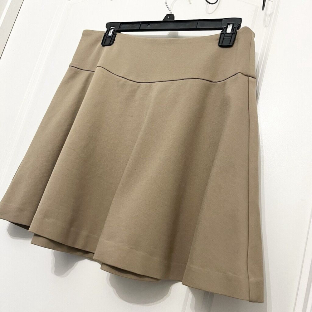 Rekucci Women's Ease Into Comfort Wide Waist Flared Flippy Skirt Luxe Ponte‎